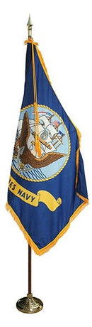 Navy Indoor / Parade Flag by Flagman of America