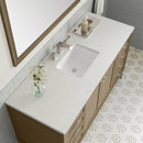 James Martin Chicago 60" Single Bathroom Vanity, Walnut Whisper