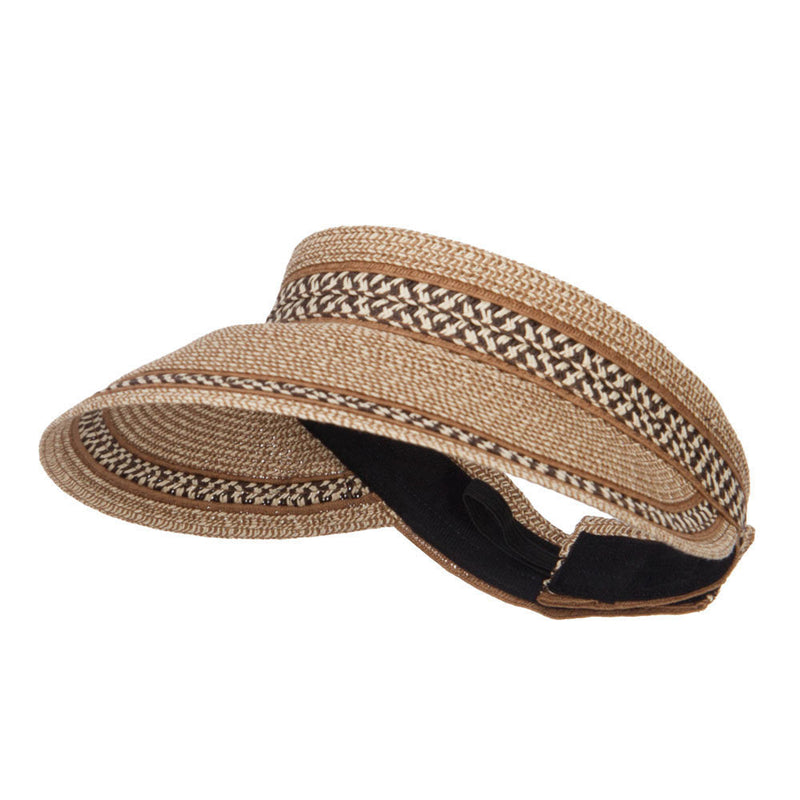 UPF 50+ Herringbone Braid Rollable Visor