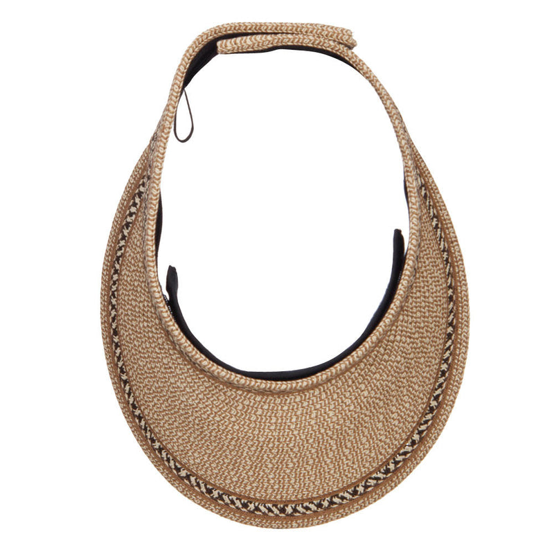 UPF 50+ Herringbone Braid Rollable Visor