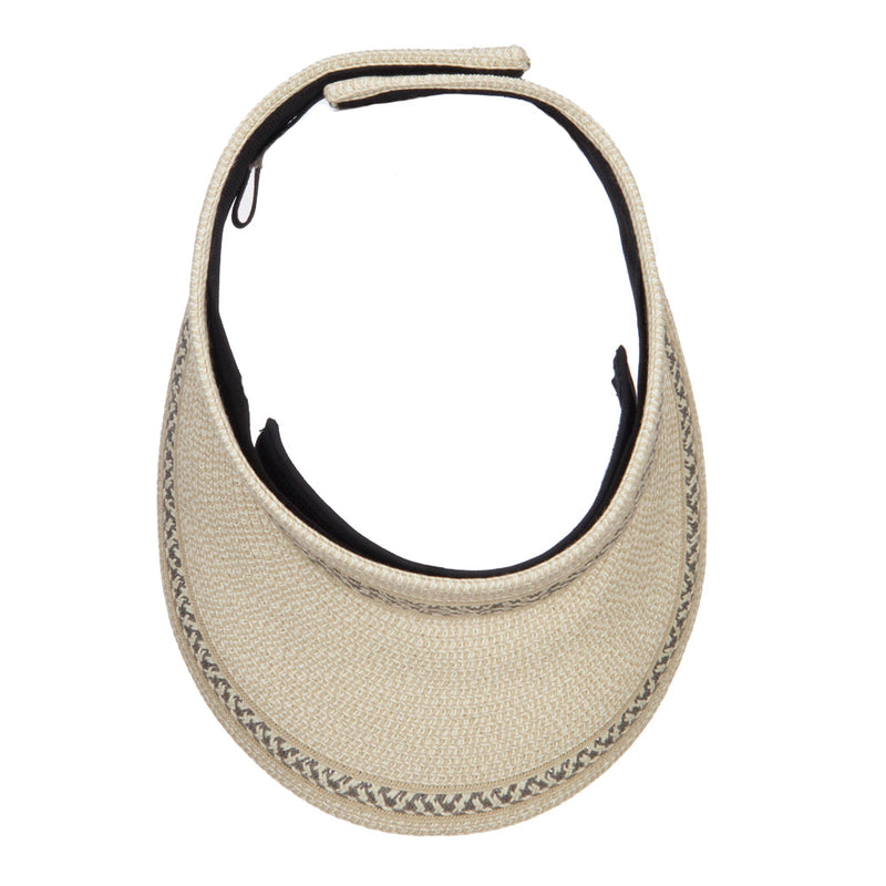UPF 50+ Herringbone Braid Rollable Visor