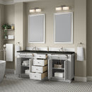 James Martin Bristol 72" Double Bathroom Vanity, Bright White