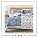 Floral Boho Printed Cotton Quilt Set - Indira Collection by Great Bay Home