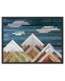 Wooden mountains