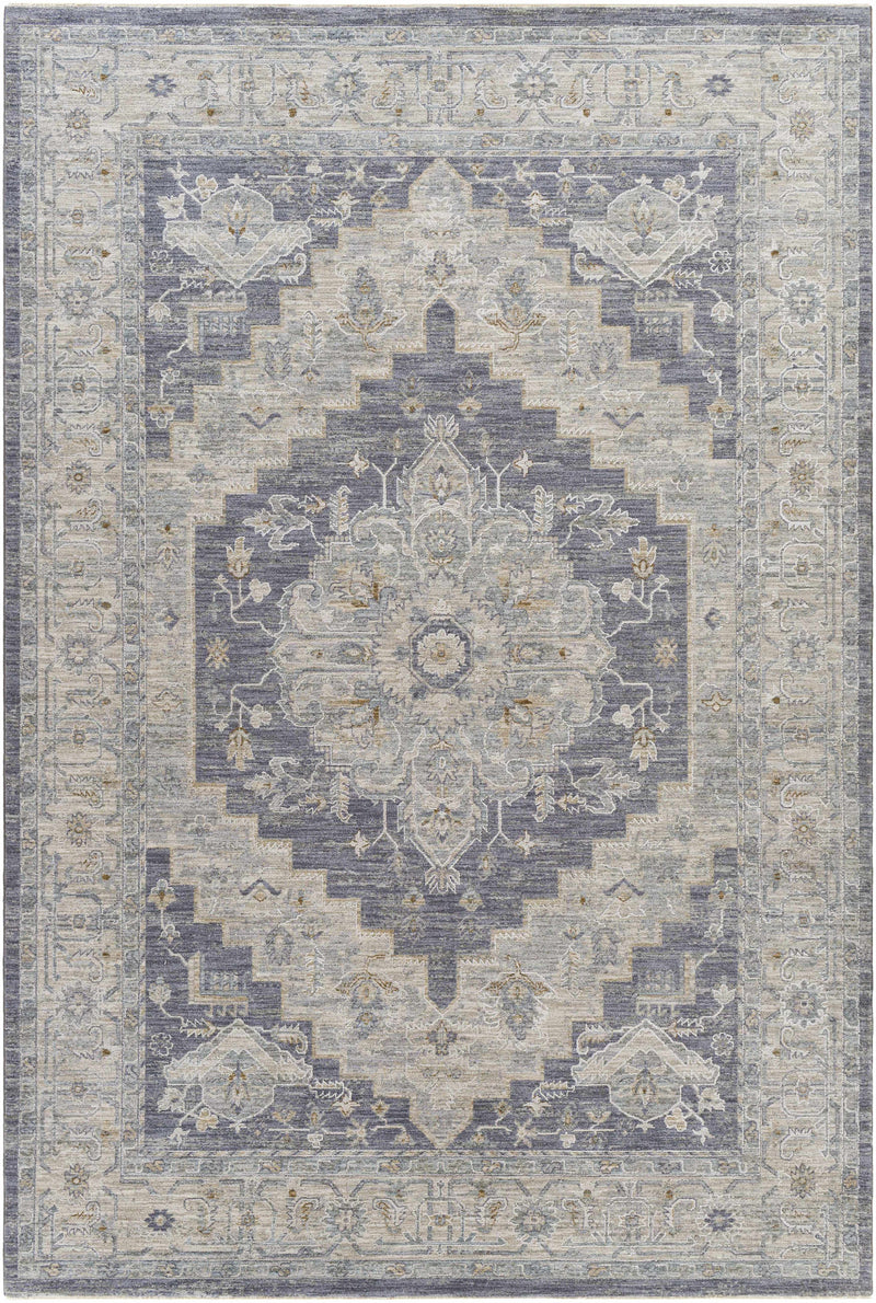Sema Blue Medallion Rug - Clearance
