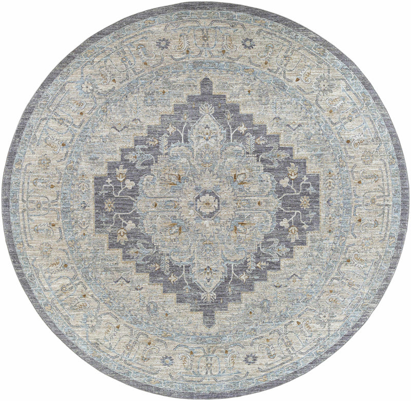 Sema Blue Medallion Rug - Clearance