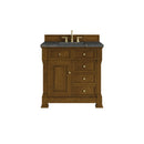 James Martin Brookfield 36" Single Bathroom Vanity, Honey Oak