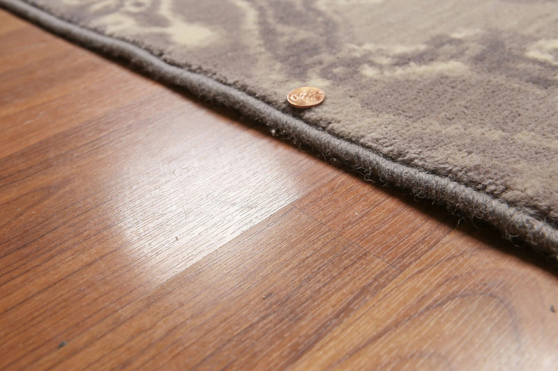 8' x 10' Modern 100% Wool Oriental Area rug Gray