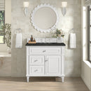 James Martin Lorelai 36" Single Bathroom Vanity, Bright White