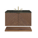 James Martin Marcello 36" Floating Single Bathroom Vanity, Chestnut