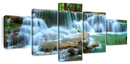 Kanchanaburi Deep Forest Waterfall Wall Art