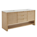 James Martin Solene 72" Double Bathroom Vanity, Seaside Oak