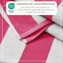 Cotton Velour Cabana Stripe Beach Towel - Novia Collection by Great Bay Home