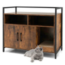 Hidden Cat Washroom with Double Doors and Scratch Cardboard by LJGDeals