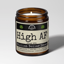 High Af 9oz Funny Candle Malicious Women Co