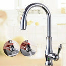 GobekUsa Brass Kitchen Faucet Pull Out Sprayer High Arch Mixer Tap Kit