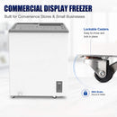High-Efficiency Commercial Display Chest Freezer With Sliding Glass Door (SAK53174)