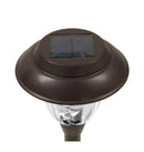 High-End Solar LED Pathway Lights Glass And Stainless Steel (10-Pack)