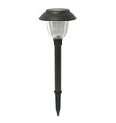 High-End Solar LED Pathway Lights Glass And Stainless Steel (10-Pack)