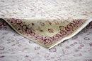 Hand Knotted 10x14 Modern Gold And Red Wool Area Rug