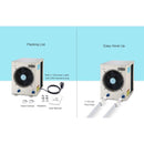 High-Output Electric Swimming Pool Heater Pump For Above And Inground Pools, 4000 Gallons (SAK51482)