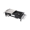 High Temperature 40K BTU 2-Burner Stainless Steel Plancha Combo Gas Grill (SAK71285) by SAKSBY WHOLESALE