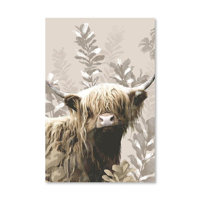 Highland Cow Wilderness Canvas