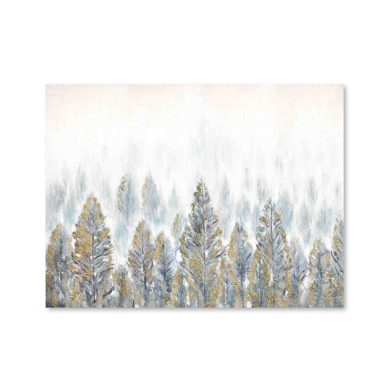 Hint of Gold Forest Oil Painting