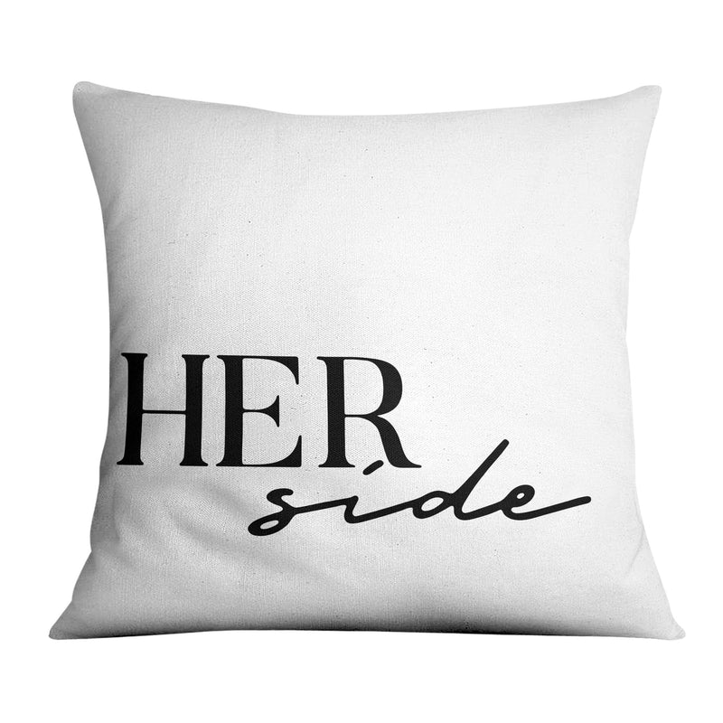 His Side Her Side B Cushion