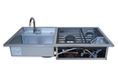 Hitch Kitchen Insert with Sink, Dual Burners & Water Pump by HitchFire