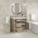 James Martin Lorelai 36" Single Bathroom Vanity, Whitewashed Oak