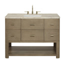 James Martin Lucian 48" Single Bathroom Vanity, Pebble Oak