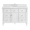 James Martin Lorelai 48" Single Bathroom Vanity, Bright White