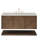 James Martin Marcello 48" Floating Single Bathroom Vanity, Chestnut