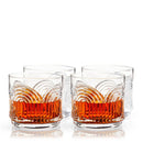 Beau Crystal Lowball Tumblers Set of 4 by Viski
