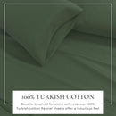 Cotton Solid Flannel Sheet - Nordic Collection by Great Bay Home