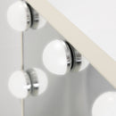 9 Led Light Bulb Hollywood Vertical Makeup Mirror - 12" X 14"