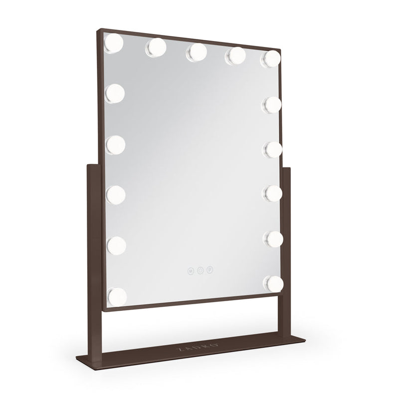 15 Led Light Bulb Vertical Hollywood Makeup Mirror - 18" X 21"