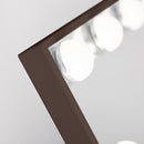 15 Led Light Bulb Vertical Hollywood Makeup Mirror - 18" X 21"