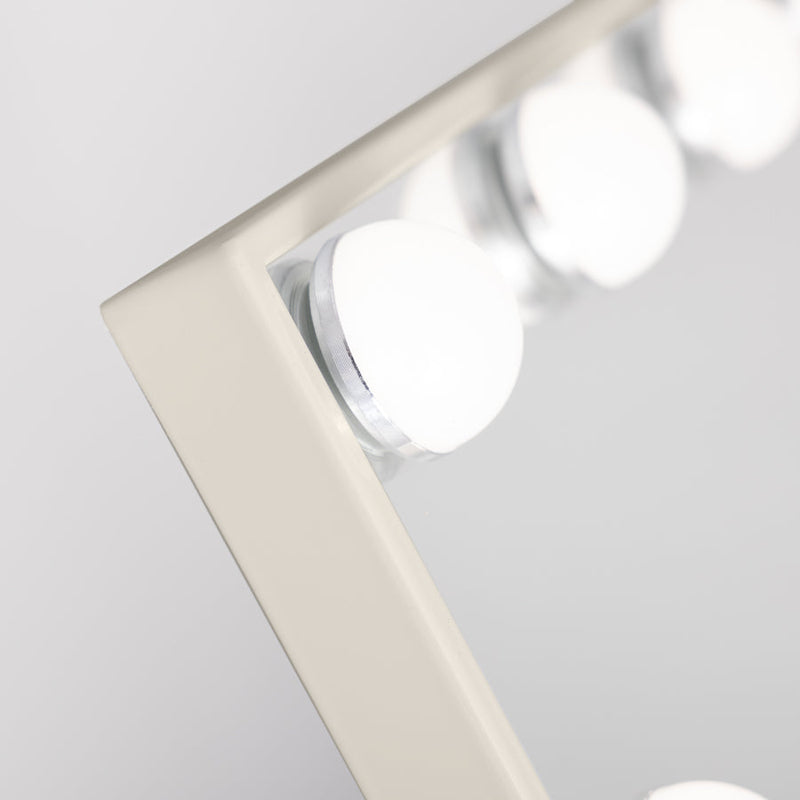 15 Led Light Bulb Vertical Hollywood Makeup Mirror - 18" X 21"