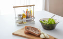 Tabletop Storage Caddy - Steel + Wood by Yamazaki Home