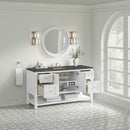 James Martin Breckenridge 60" Single Bathroom Vanity, Bright White