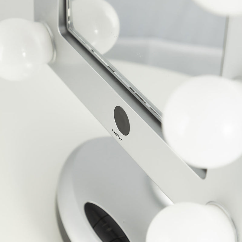 Melrose Lighted Makeup Mirror with Magnification & Bluetooth Speaker