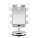 Melrose Lighted Makeup Mirror with Magnification & Bluetooth Speaker