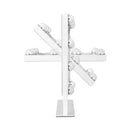 9 Led Light Bulb Hollywood Vertical Makeup Mirror - 12" X 14"