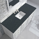James Martin Bristol 60" Single Bathroom Vanity, Bright White