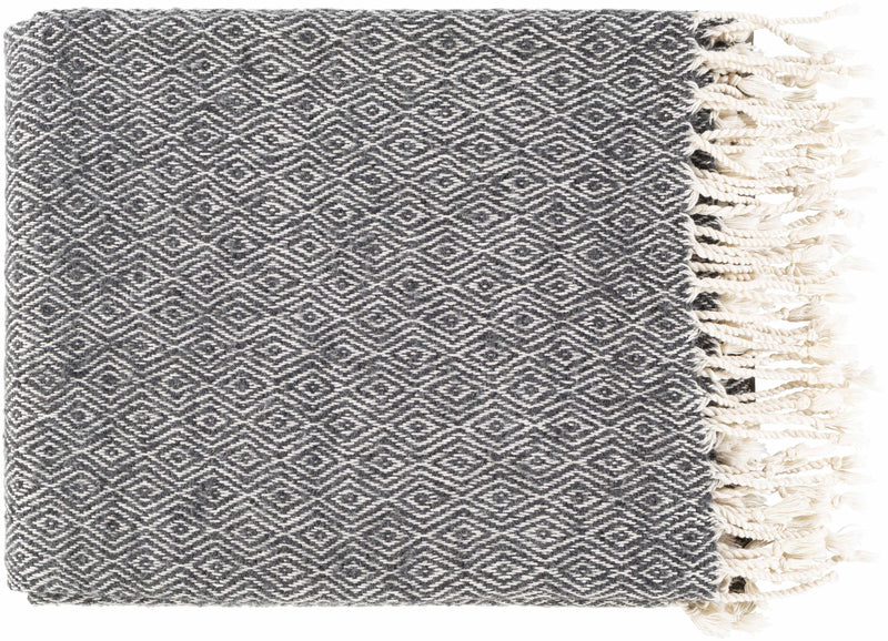 Hartl Medium Gray Throw