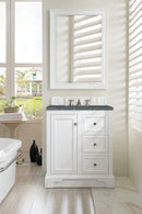 James Martin De Soto 30" Single Bathroom Vanity, Bright White