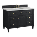 James Martin Lorelai 48" Single Bathroom Vanity, Black Onyx