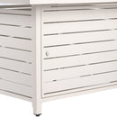 Aluminum 42-in Square Propane Fire Table with Beads, Covers and Lid